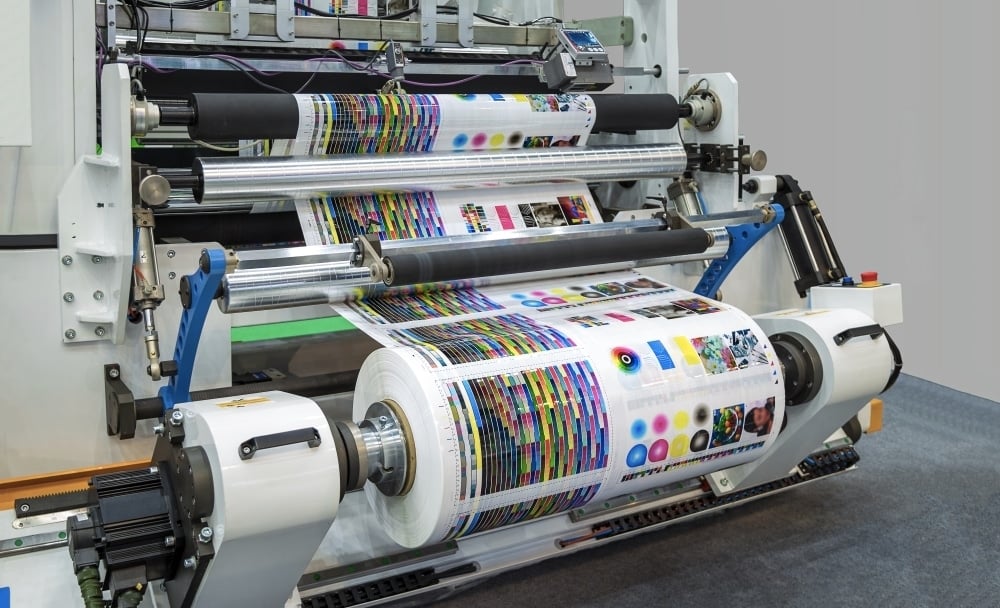 Printer processing paper